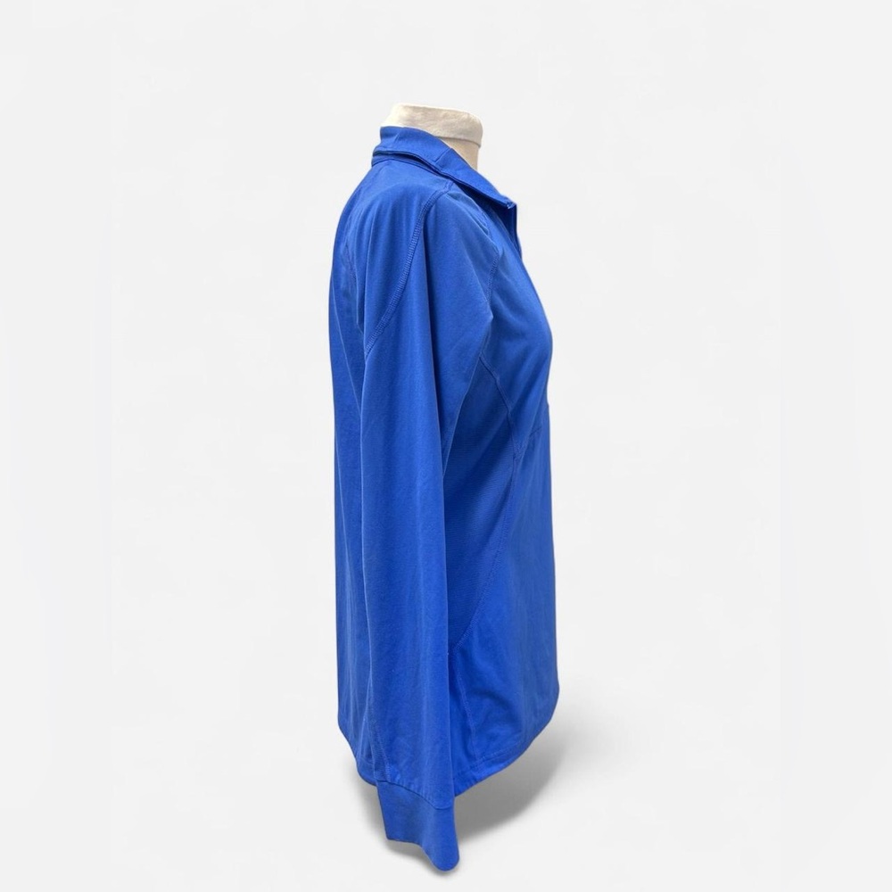Adidas Women's Royal Blue Quarter-Zip Jersey - Picture 2 of 5